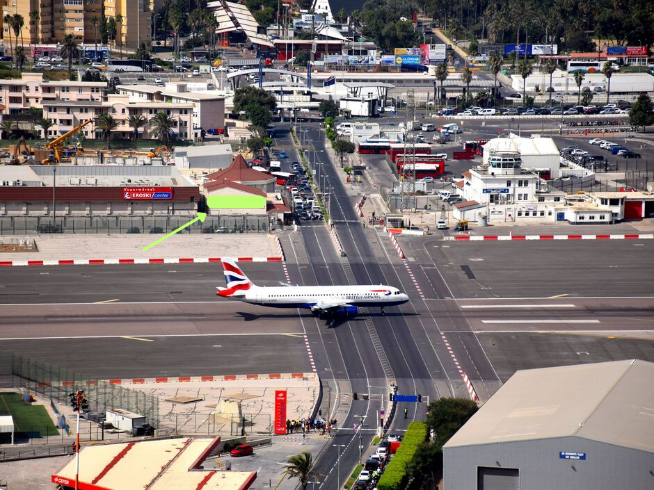 Eroski Supermarket Runway Facing Billboard