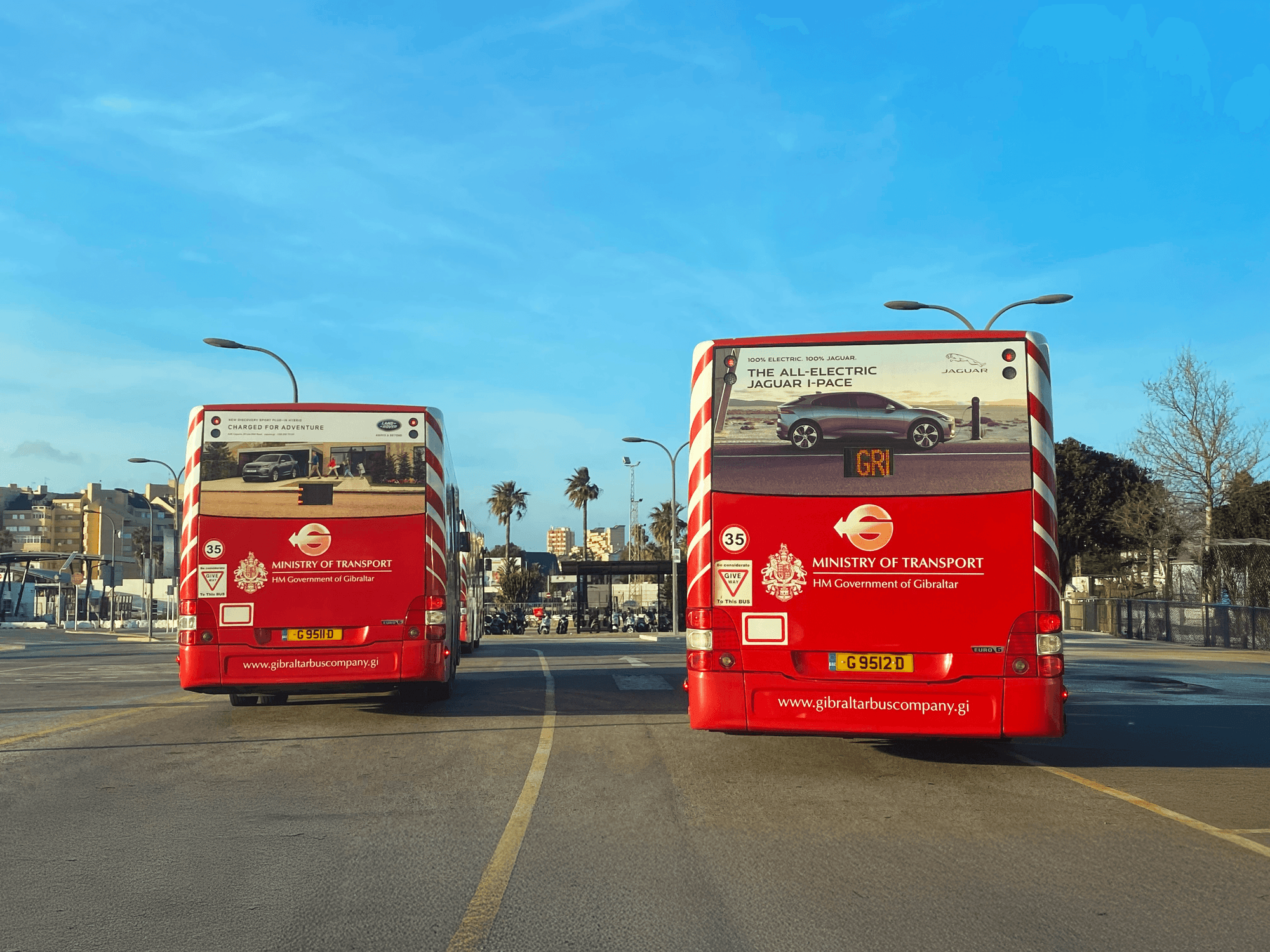 Gibraltar Buses (Rear)