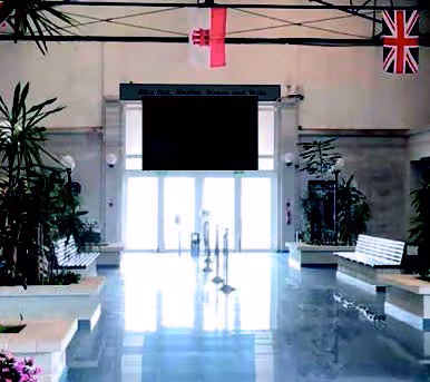 Gibraltar Port Terminal LED Screen